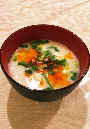減塩レシピ ✻ 豆乳スープ-レシピのメイン写真