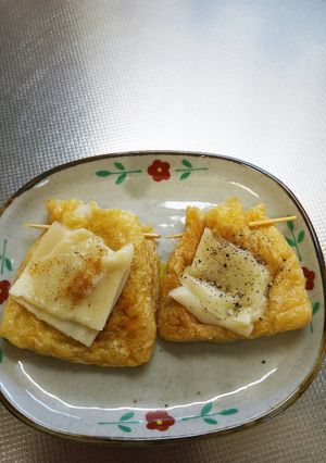 もち巾着チーズのせ★ペッパー？カレー？-レシピのメイン写真