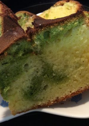 抹茶マーブルパウンドケーキ-レシピのメイン写真