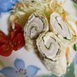 レンジで薄あげと、豚肉のチーズ巻き巻き