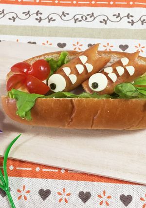こいのぼり ホットドック-レシピのメイン写真
