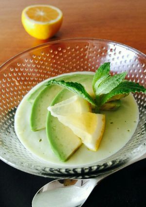 材料３つ☆お家で簡単アボカド豆腐-レシピのメイン写真