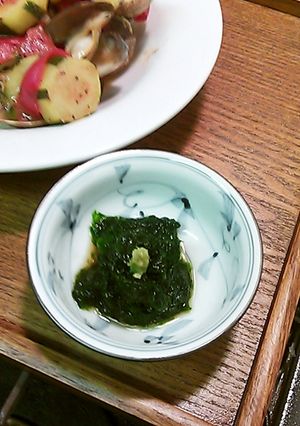 生青のりわさびの箸休め-レシピのメイン写真