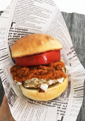 再現 バンズから全て手作りのモスバーガー-レシピのメイン写真