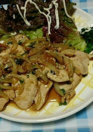 鳥胸肉のスタミナ炒め-レシピのメイン写真