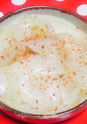 レンジで✨丸ごと新玉ねぎのナムル✨-レシピのメイン写真