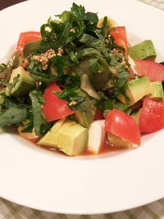 便利な中華ダレ(の豆腐サラダ)-レシピのメイン写真