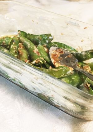 スナップえんどうのポン酢マヨ鰹節和え-レシピのメイン写真