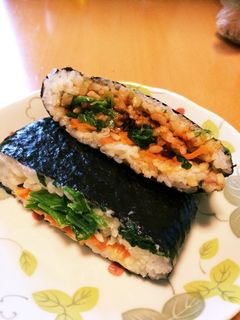 ビビンパおにぎらず-レシピのメイン写真