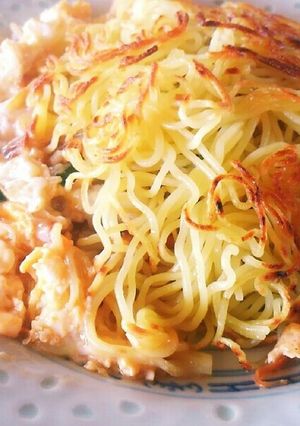 梅蘭風焼きそば（あんかけ中入り焼きそば）-レシピのメイン写真