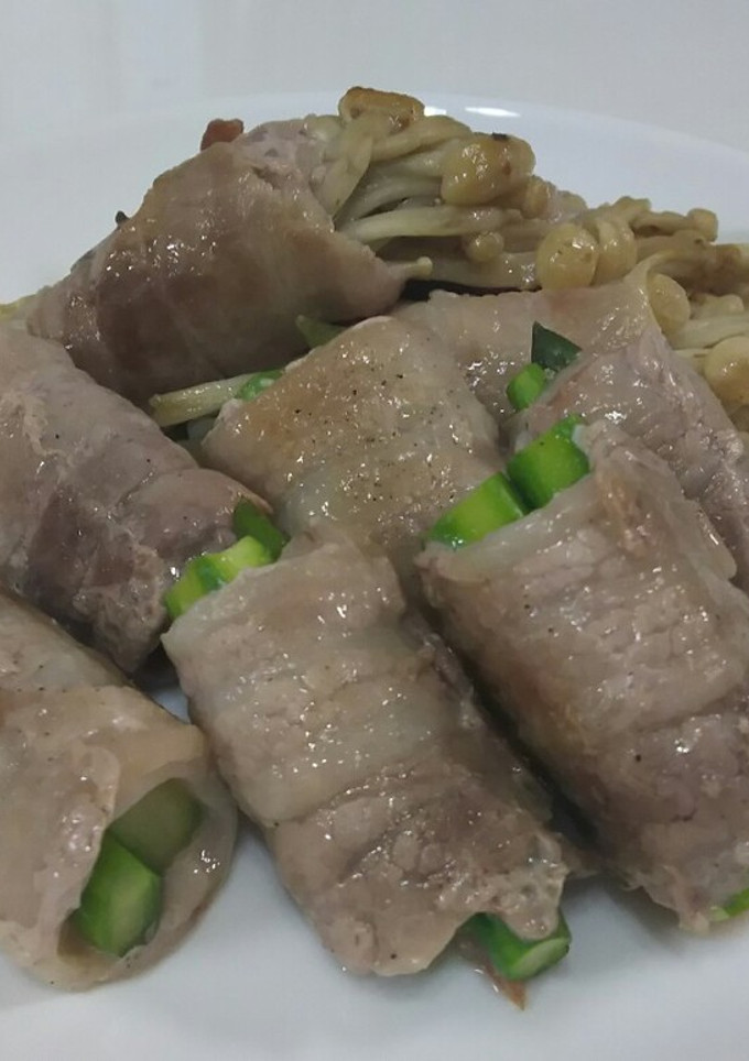 アスパラとえのきの肉巻き-レシピのメイン写真