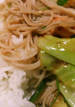 そうめん de ちゃんぽんめん炒め-レシピのメイン写真