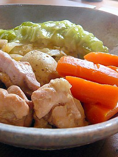 鶏肉と春野菜の煮もの-レシピのメイン写真