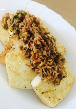 豆腐のえのき味噌のせ★-レシピのメイン写真