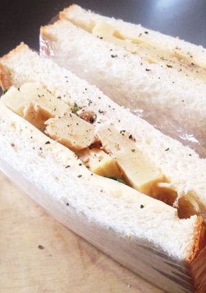 朝ごはんにたけのこシーチキンマヨサンド♪-レシピのメイン写真