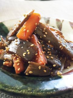 ごぼうコンニャク甘辛煮-レシピのメイン写真