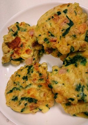 大豆焼き(ハムチーズほうれん草)-レシピのメイン写真