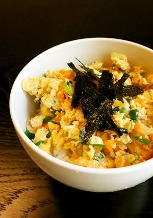 卵とツナとお野菜のレンチン丼-レシピのメイン写真
