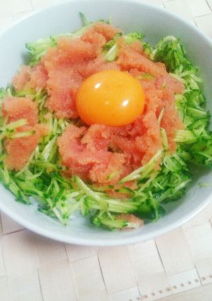 超簡単！絶品！！明太どんぶり♪-レシピのメイン写真