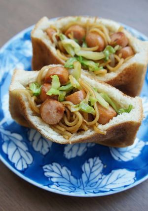 ソース焼きそばのホットポケットサンド-レシピのメイン写真