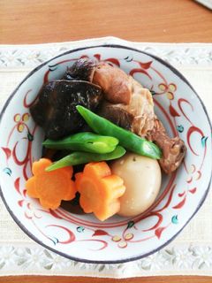 干し椎茸とゆで卵と鶏肉の煮物です~★-レシピのメイン写真