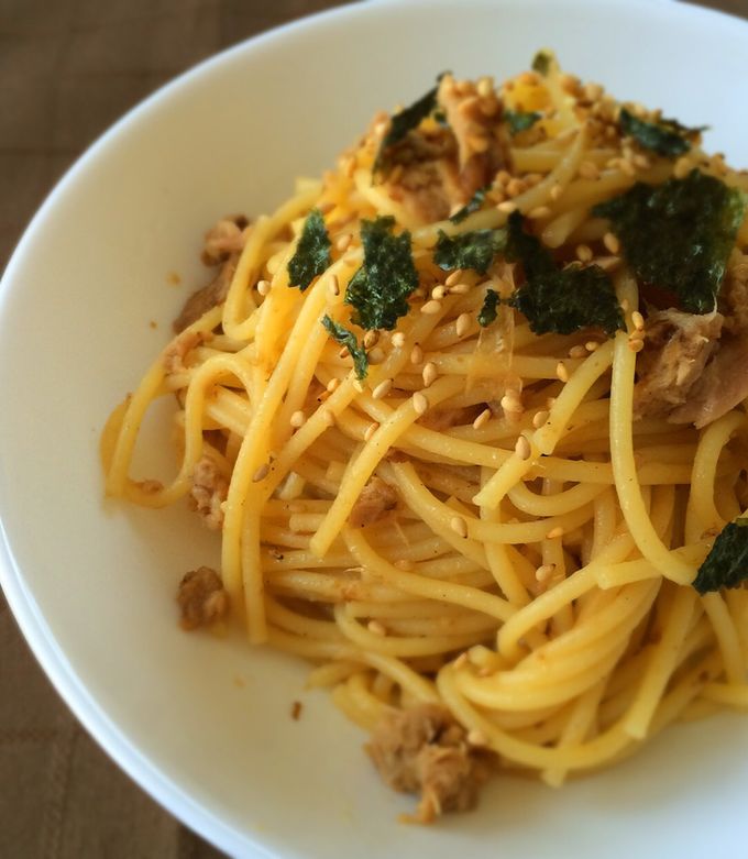 茹でたら混ぜるだけ！の簡単和風パスタ by さぉぽんぽん