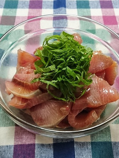 とろける食感!ブリの漬け-レシピのメイン写真