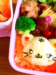 キャラ弁⁂トラ柄猫ちゃん-レシピのメイン写真