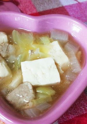 離乳食完了期～もりもり食べれる肉豆腐丼！-レシピのメイン写真
