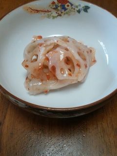 蓮根の梅肉和え-レシピのメイン写真