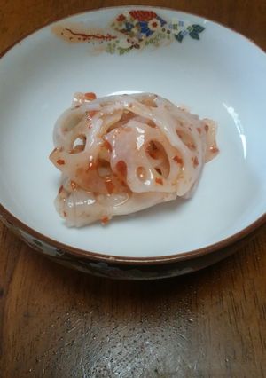 蓮根の梅肉和え-レシピのメイン写真
