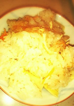 シャキッ！モチッ！の簡単タケノコご飯☆-レシピのメイン写真