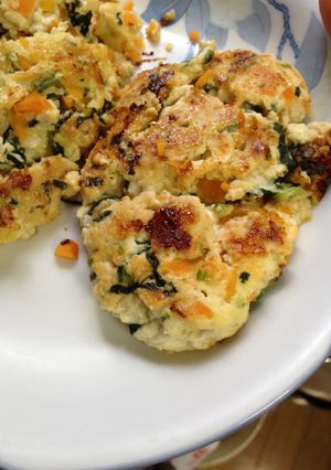 簡単ヘルシー鶏豆腐ハンバーグ！-レシピのメイン写真