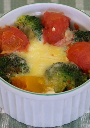 朝食メニューに!!かぼちゃと卵のココット-レシピのメイン写真