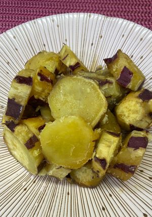 炊飯器で楽に栄養補給！お芋の美味しい甘煮-レシピのメイン写真