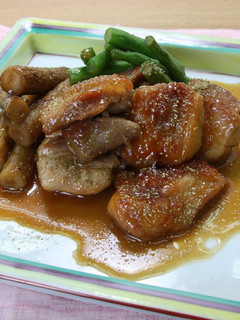 鶏肉とごぼうの山椒焼き-レシピのメイン写真