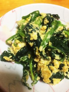 ☆めっちゃ簡単☆美味しいほうれん草卵炒め-レシピのメイン写真