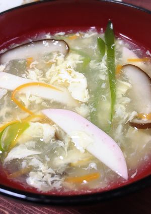 懐かしい給食♡かきたま汁♡-レシピのメイン写真