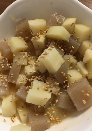 時短！節約！筍とこんにゃくの酢味噌和え-レシピのメイン写真