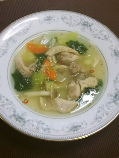 ごま香る鶏肉と野菜のスープ ウェイパー-レシピのメイン写真