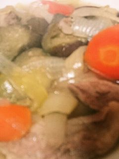 なすと豚肉とにんじんの煮物-レシピのメイン写真