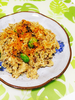鯖缶と枝豆とえのきのおから煮-レシピのメイン写真