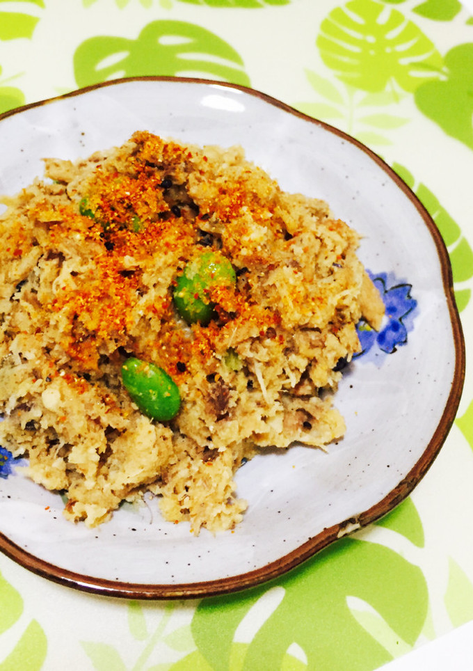 鯖缶と枝豆とえのきのおから煮-レシピのメイン写真