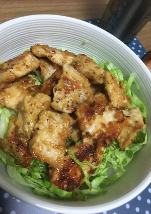 そくうま！簡単！鶏の味噌マヨ丼！-レシピのメイン写真