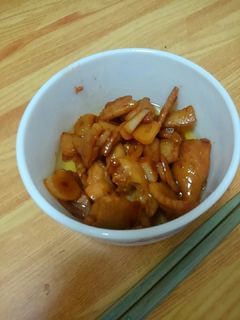 鶏皮とにんにくの醤油炒め-レシピのメイン写真