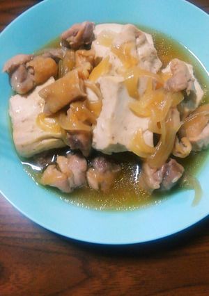簡単！肉豆腐(鶏肉ver.)-レシピのメイン写真