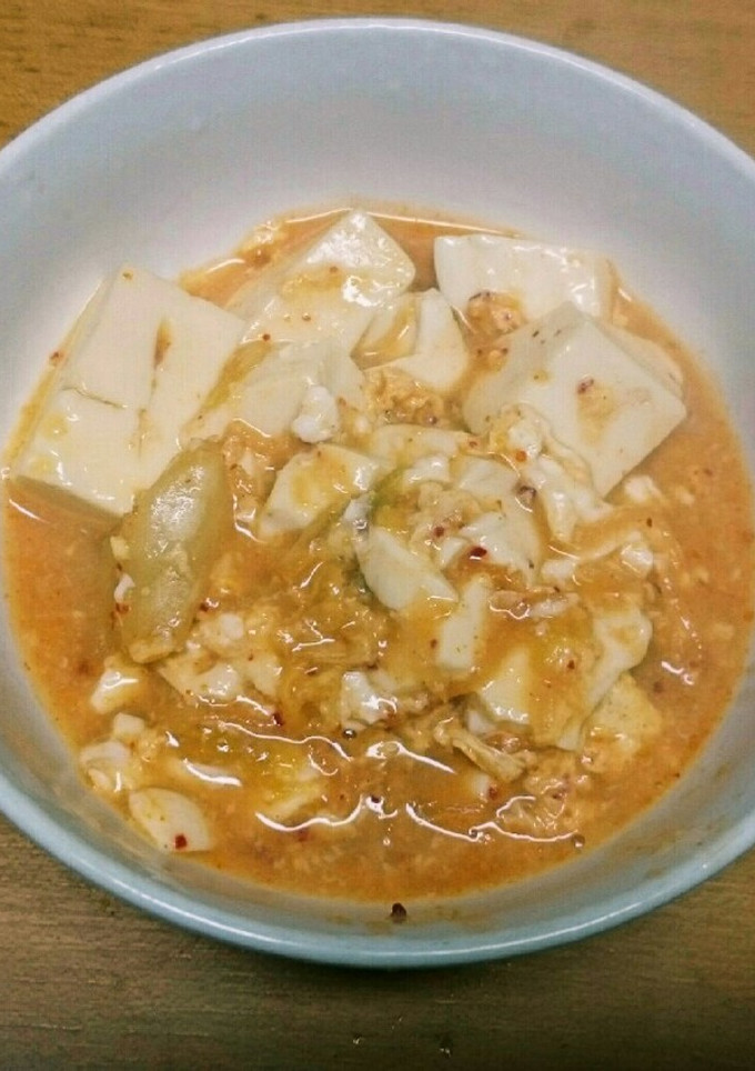 豆腐とキムチの卵とじ-レシピのメイン写真
