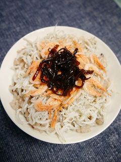 簡単!桜えびしらす丼-レシピのメイン写真