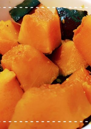 レンジ時短で簡単！かぼちゃの煮物-レシピのメイン写真