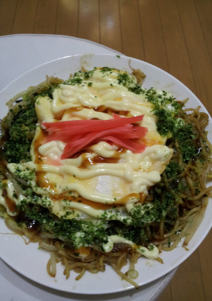 焼きそばの残りでオムそば☆-レシピのメイン写真